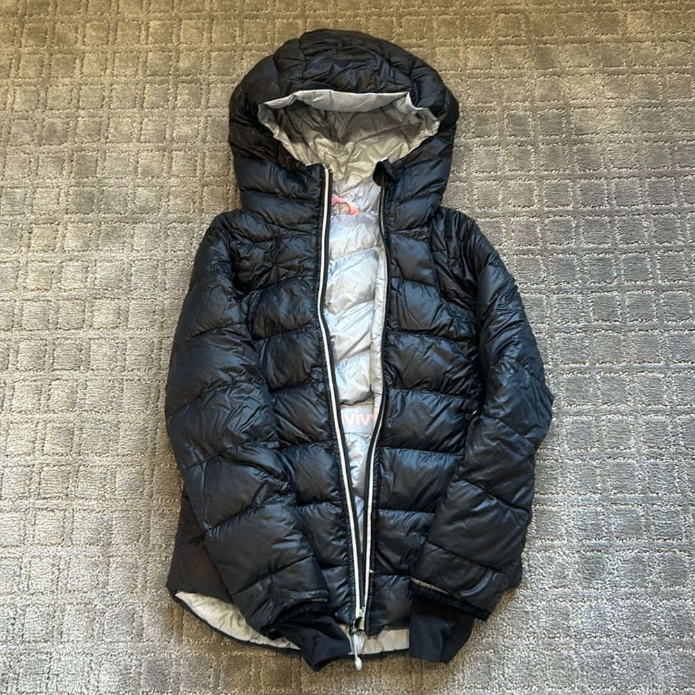 black/gray reversible Ivivva jacket